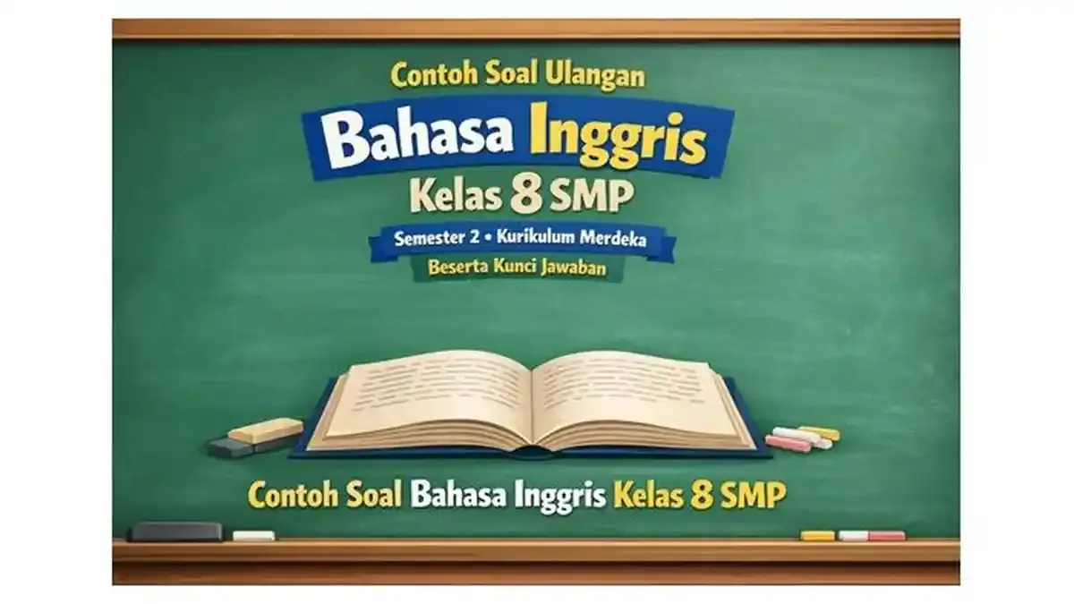 Contoh Soal Ulangan Bahasa Inggris Kelas 8 SMP Semester 2 Kurikulum