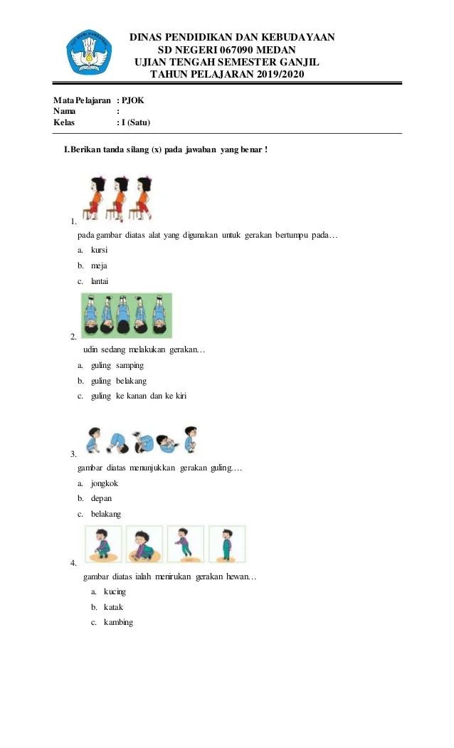 5 Soal PJOK Kelas 3 Semester 2 Kurikulum 2013 Wajib Dikuasai, Download Gratis