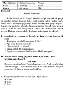 Persiapan Cerdas Menghadapi UAS 1 Kelas 2 SD Panduan Lengkap dengan