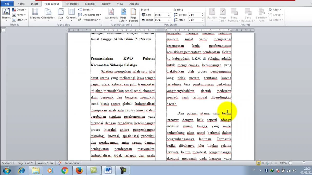 Cara Membuat Dokumen Dua Kolom di Word Ini Langkah Praktisnya