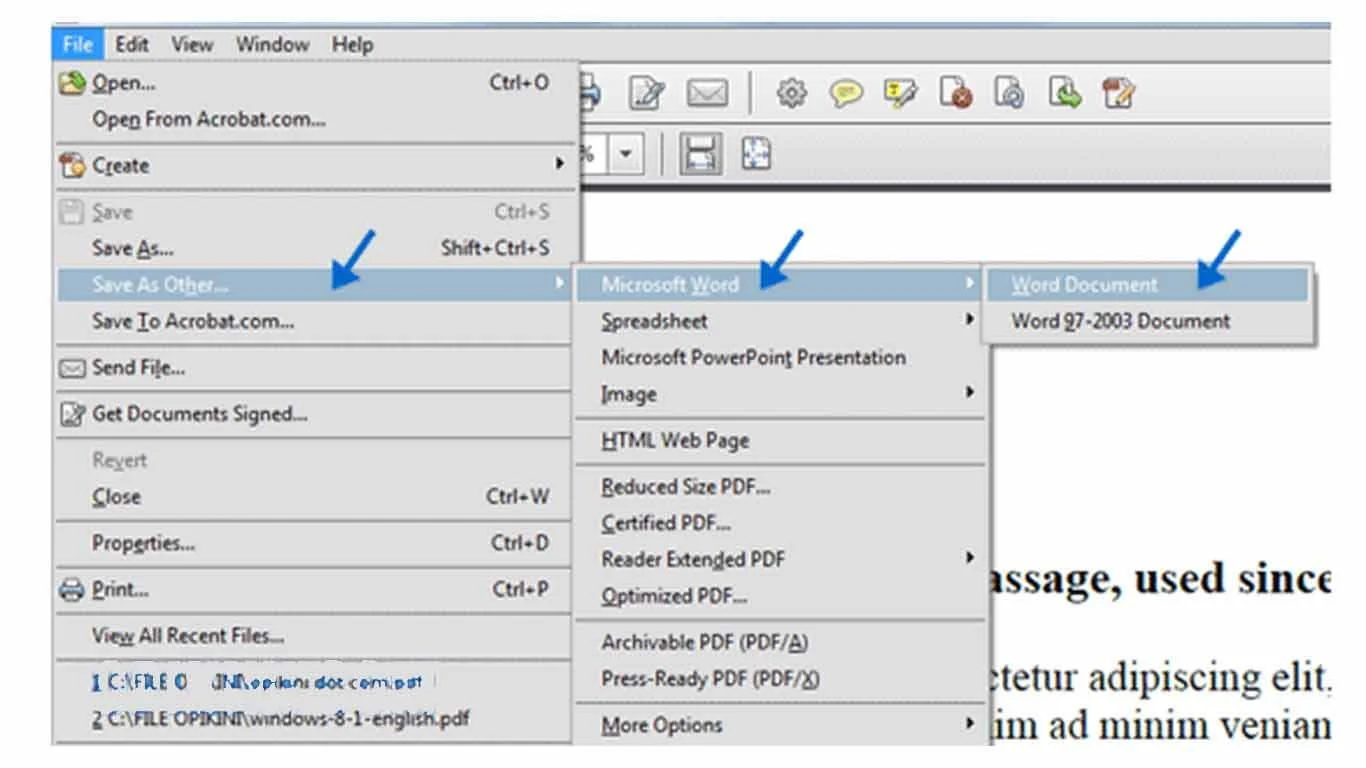 Cara Mudah Mengubah Pdf Ke Word Dengan Foxit Reader JBICTU Cara Mudah Mengubah Pdf Ke Word Dengan Foxit Reader JBICTU