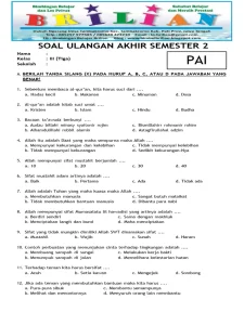 7 Contoh Soal Akhir Semester Kelas 3 IPS Semester 2 yang Wajib Dikuasai Sebelum Ujian