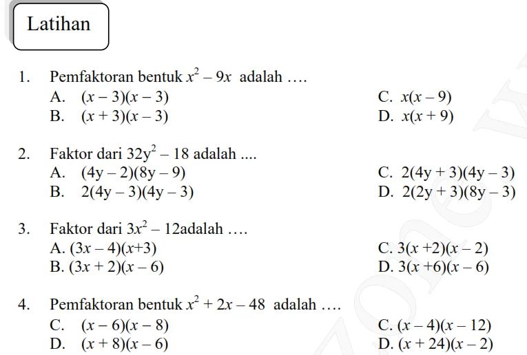 7 Contoh Soal Aljabar Kelas 2 Sekolah Dasar yang Sering Muncul di Ujian Semester 1