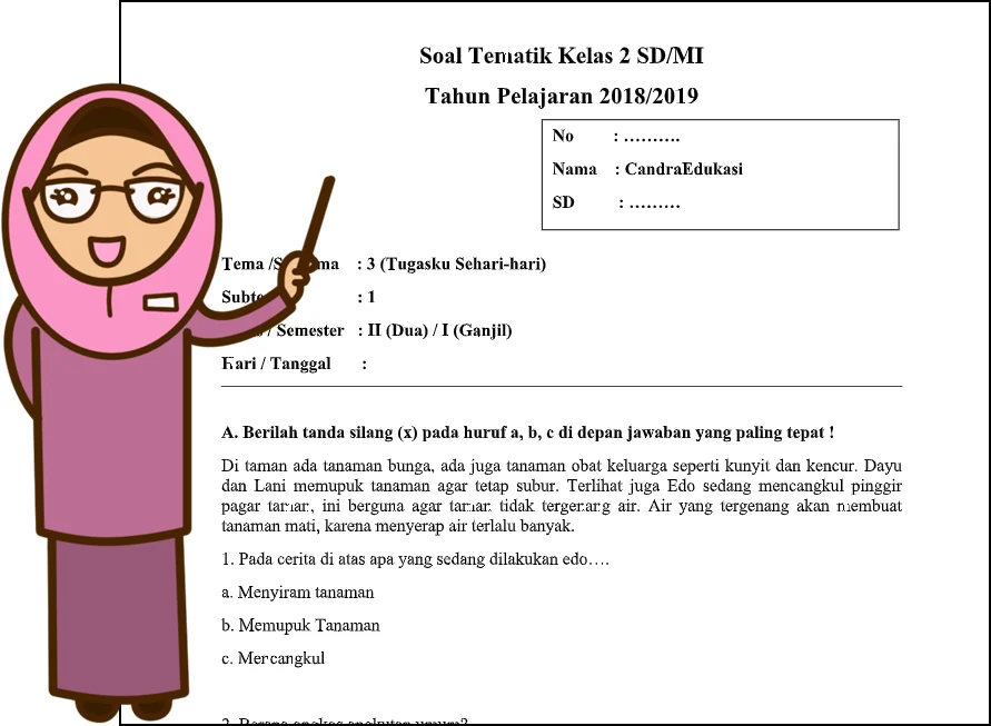 7 Rahasia Contoh Soal Tematik Kelas 2 Tema 3 Subtema 1 yang Wajib Diketahui Sebelum Ujian!