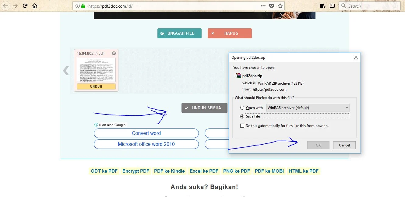 7 Rahasia Jawaban Soal Literasi ASN dengan nama software pengubah format pdf ke word