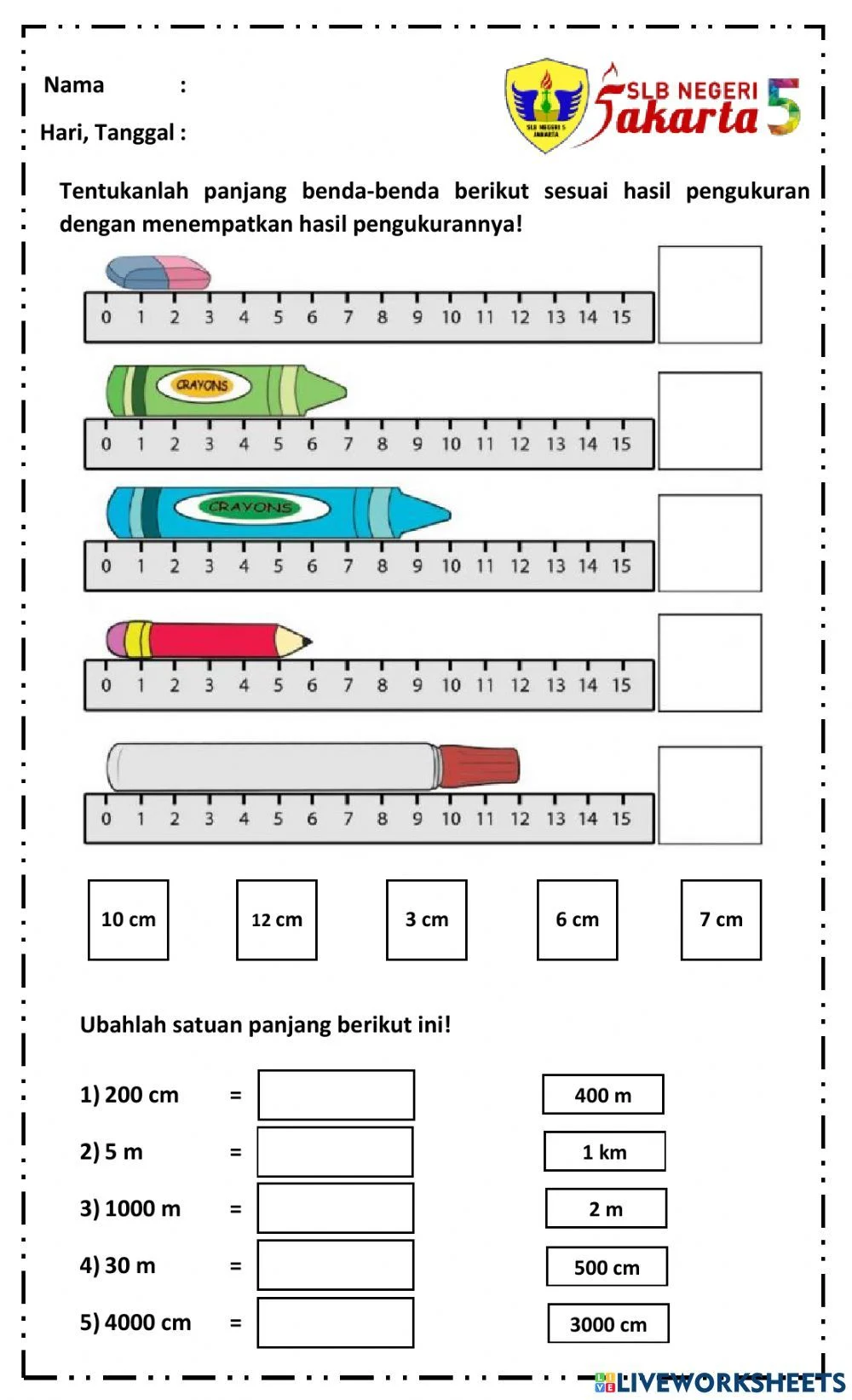 Mengenal Satuan Panjang Sentimeter dan Meter untuk Anak Kelas 2 SD Mengenal Satuan Panjang Sentimeter dan Meter untuk Anak Kelas 2 SD