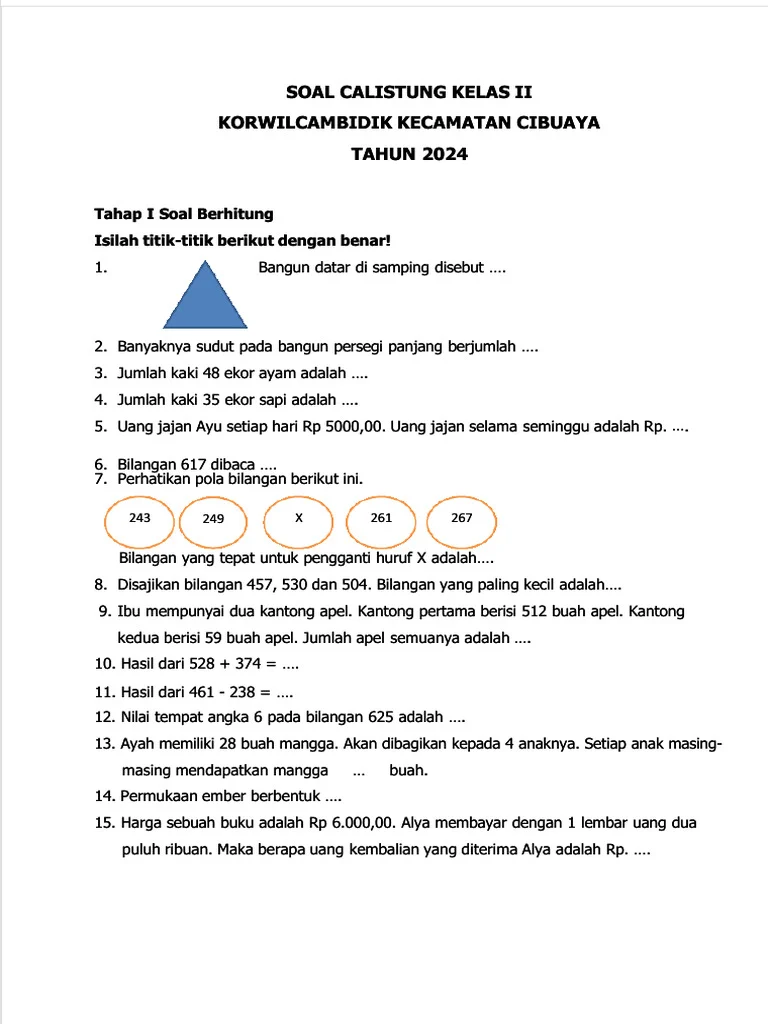 Inilah 7 Contoh Soal Lomba Calistung Kelas 2 yang Sering Muncul di Acara 17 Agustus, Wajib Tahu Sebelum Terlambat!