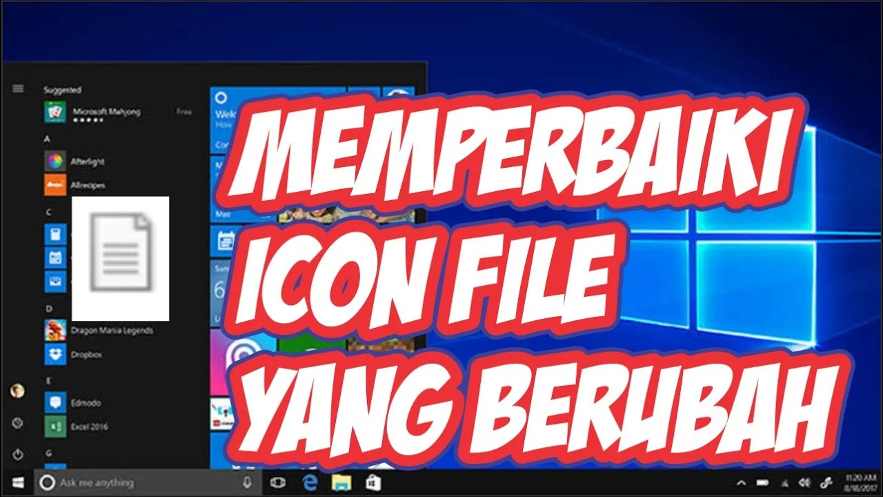 Jangan Panik Icon Ms Word 2016 Berubah Jadi Blank Putih? Ini Ternyata Cara Mengatasi Paling Ampuh