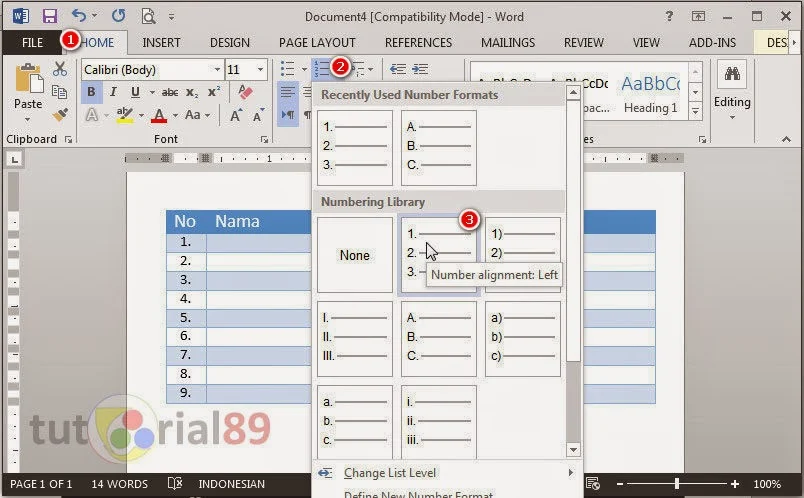 Terbukti Cara Cepat Ganti Rekening Bansos dengan Nomor Automatis Berubah di Word