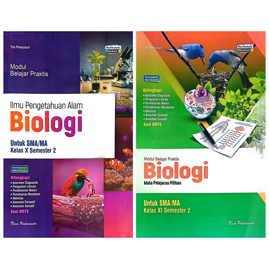 Jual BUKU LKS VIVA PAKARINDO SMA MA BIOLOGI KELAS 10 11 SEMESTER 2