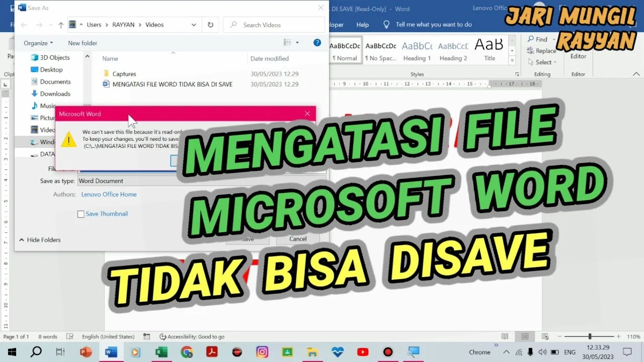 Ternyata Ini Penyebab Ms Word Tidak Dapat Menyimpan Perubahan, 5 Cara Ampuh Mengatasinya Sebelum File Rusak