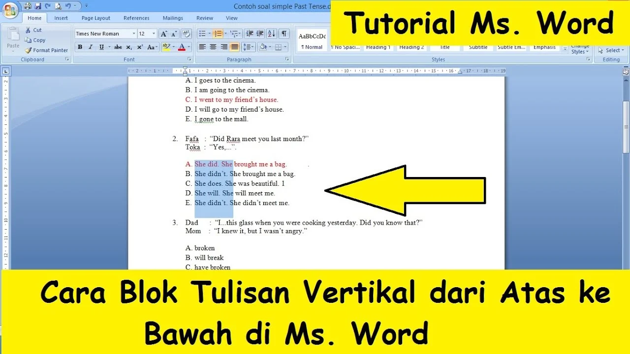 Ternyata Ini Rahasia Agar Ms Word Atas Dirubah Bawah Ikut Berubah Tanpa Ribet