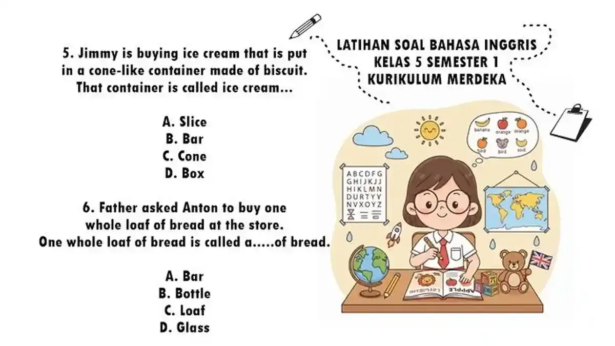 Rahasia Nilai Sempurna dengan Latihan Soal Ulangan Bahasa Inggris Kelas 5 Semester 1